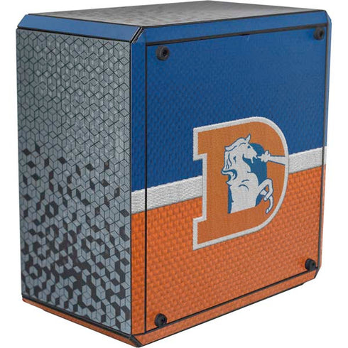 NFL Denver Broncos Vintage Cooler Master MasterBox Q300L Mini Tower Skin