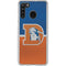 NFL Denver Broncos Vintage Galaxy A21 Clear Case