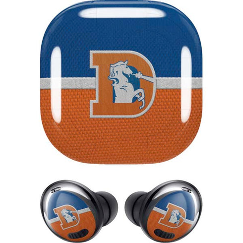 NFL Denver Broncos Vintage Galaxy Buds Pro Skin
