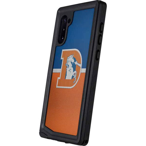 NFL Denver Broncos Vintage Galaxy Note 10 Waterproof Case