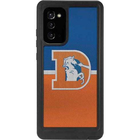 NFL Denver Broncos Vintage Galaxy Note20 5G Waterproof Case