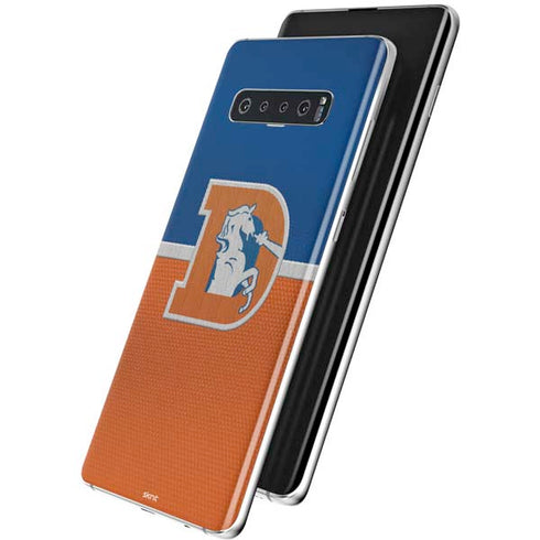 NFL Denver Broncos Vintage Galaxy S10 Plus Skin