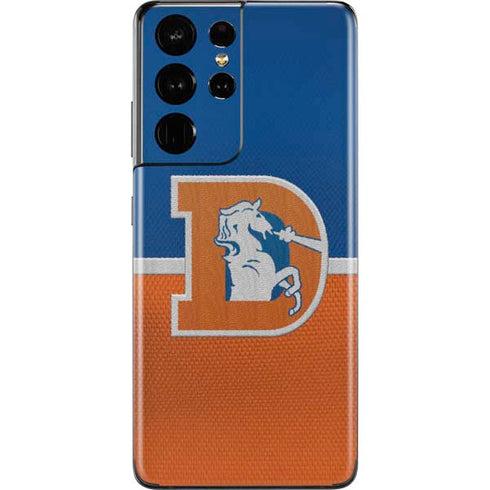 NFL Denver Broncos Vintage Galaxy S21 Ultra 5G Skin