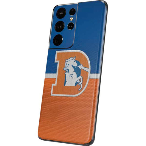 NFL Denver Broncos Vintage Galaxy S21 Ultra 5G Skin