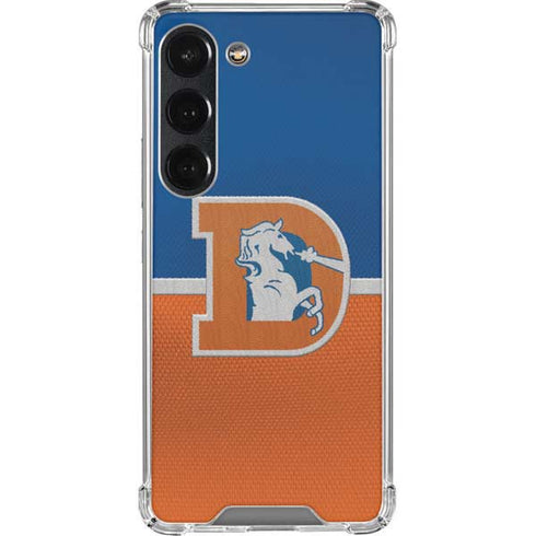 NFL Denver Broncos Vintage Galaxy S23 Clear Case