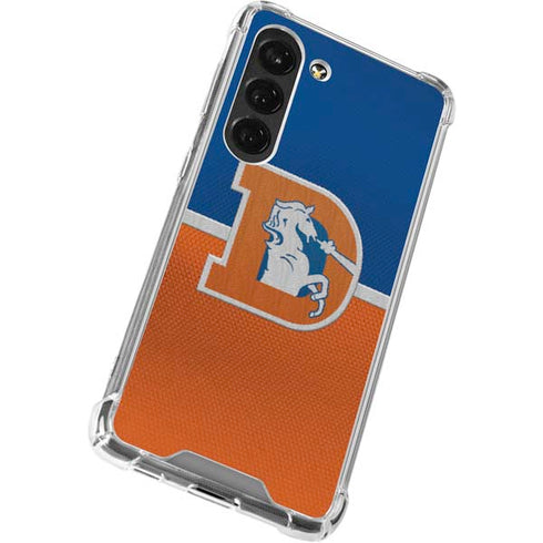 NFL Denver Broncos Vintage Galaxy S23 Clear Case