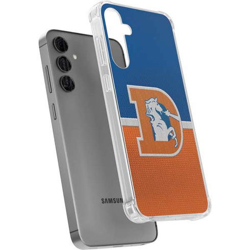 NFL Denver Broncos Vintage Galaxy S24 Plus Clear Case