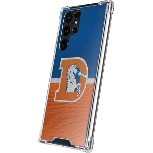 NFL Denver Broncos Vintage Galaxy S24 Ultra Clear Case