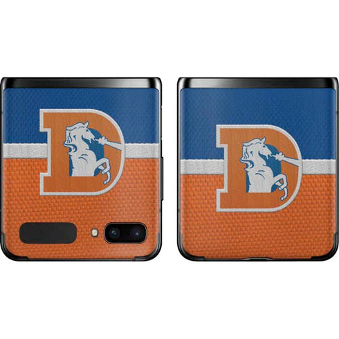 NFL Denver Broncos Vintage Galaxy Z Flip Skin