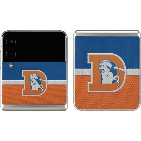NFL Denver Broncos Vintage Galaxy Z Flip3 5G Skin
