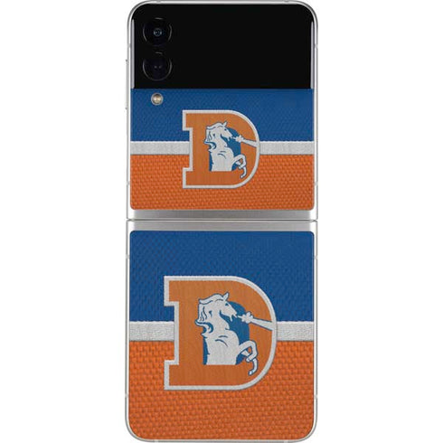 NFL Denver Broncos Vintage Galaxy Z Flip3 5G Skin