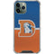 NFL Denver Broncos Vintage iPhone 11 Pro Max Clear Case