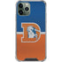 NFL Denver Broncos Vintage iPhone 11 Pro Max Clear Case