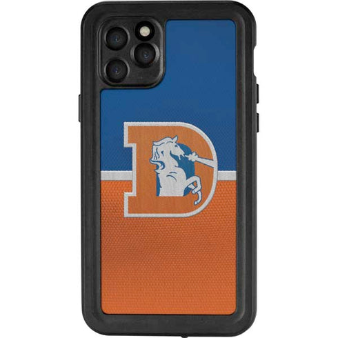 NFL Denver Broncos Vintage iPhone 11 Pro Waterproof Case