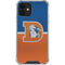 NFL Denver Broncos Vintage iPhone 12 Clear Case