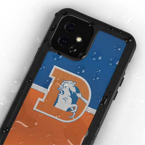 NFL Denver Broncos Vintage iPhone 12 Mini Waterproof Case