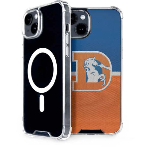 NFL Denver Broncos Vintage iPhone 13 MagSafe Case