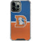 NFL Denver Broncos Vintage iPhone 13 Pro Max Clear Case