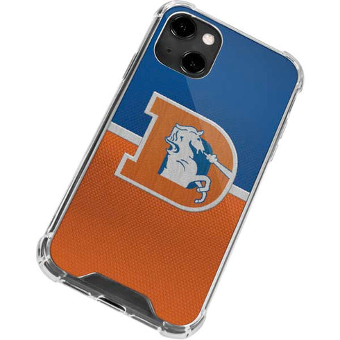 NFL Denver Broncos Vintage iPhone 14 Clear Case