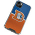 NFL Denver Broncos Vintage iPhone 15 Plus Clear Case
