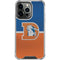 NFL Denver Broncos Vintage iPhone 14 Pro Clear Case