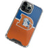 NFL Denver Broncos Vintage iPhone 14 Pro Clear Case