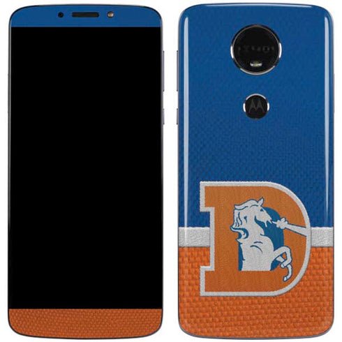 NFL Denver Broncos Vintage Moto E5 Plus Skin