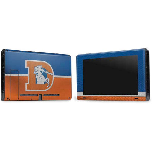 NFL Denver Broncos Vintage Nintendo Switch Bundle Skin