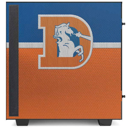NFL Denver Broncos Vintage NZXT H510 Compact ATX Mid-Tower Case Skin