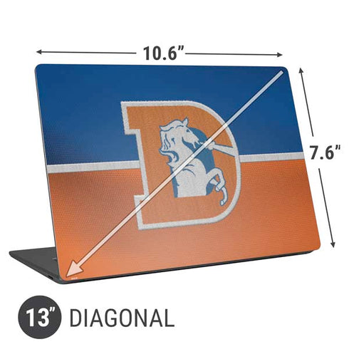 NFL Denver Broncos Vintage Universal Laptop 13in (10.6 x 7.6in) Skin