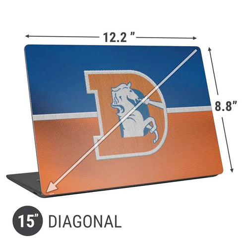 NFL Denver Broncos Vintage Universal Laptop 15in (12.2 x 8.8in) Skin
