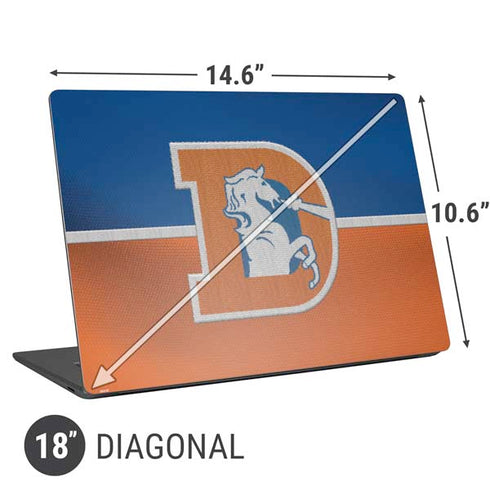 NFL Denver Broncos Vintage Universal Laptop 18in (14.6 x 10.6in) Skin
