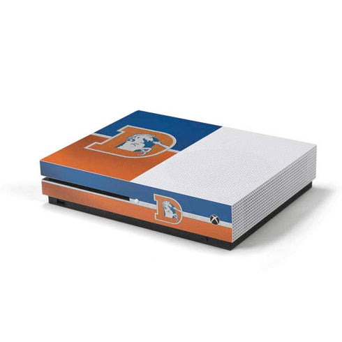 NFL Denver Broncos Vintage Xbox One S Console Skin