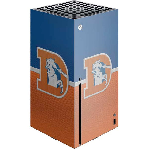 NFL Denver Broncos Vintage Xbox Series X Console Skin