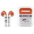 NFL Denver Broncos White Striped Apple AirPods Skin