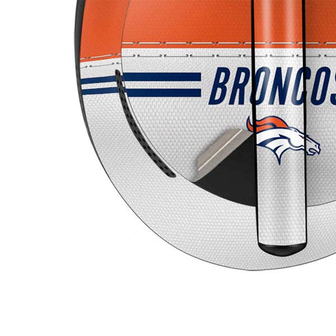 NFL Denver Broncos White Striped Bose Noise Cancelling Headphones 700 Skin