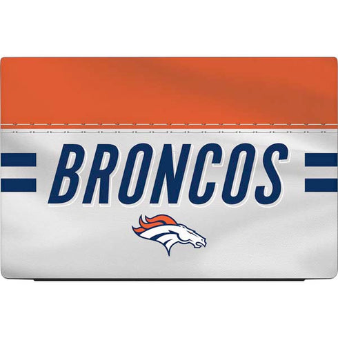 NFL Denver Broncos White Striped Dell Vostro Skin
