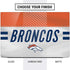 NFL Denver Broncos White Striped Dell Vostro Skin