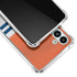 NFL Denver Broncos White Striped Galaxy A13 5G Clear Case