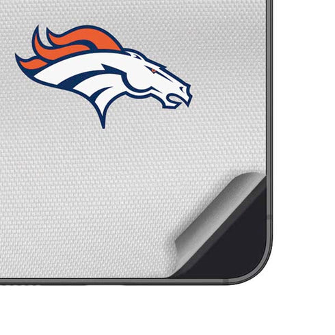 NFL Denver Broncos White Striped Galaxy A14 5G Skin