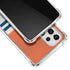 NFL Denver Broncos White Striped Galaxy A53 5G Clear Case