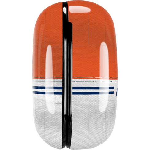 NFL Denver Broncos White Striped Galaxy Buds Pro Skin
