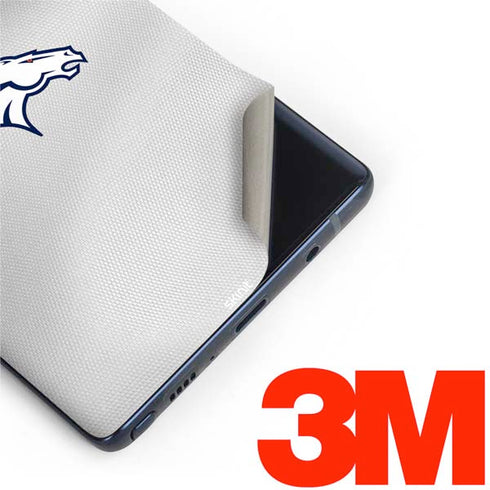 NFL Denver Broncos White Striped Galaxy Note 9 Skin