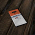 NFL Denver Broncos White Striped Galaxy Note 9 Skin