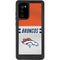 NFL Denver Broncos White Striped Galaxy Note20 5G Waterproof Case