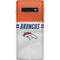 NFL Denver Broncos White Striped Galaxy S10 Skin