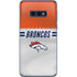 NFL Denver Broncos White Striped Galaxy S10e Skin
