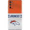 NFL Denver Broncos White Striped Galaxy S20 Fan Edition Skin