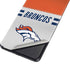 NFL Denver Broncos White Striped Galaxy S21 5G Skin
