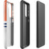 NFL Denver Broncos White Striped Galaxy S21 FE Pro Case